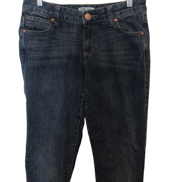 CAbi Bree Skinny Jeans Medium Wash Size 4 - Picture 4 of 9